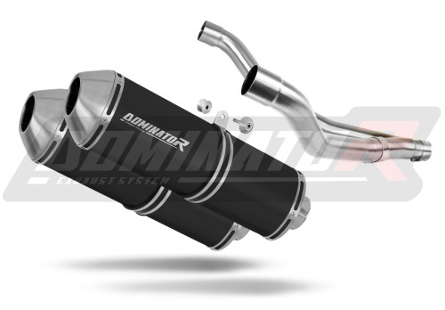 ауспух заглушител DOMINATOR OVR черен подходящо за мотоциклет Yamaha TDM 850 1996 - 2001