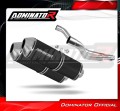 ауспух заглушител DOMINATOR OVR черен подходящо за мотоциклет Yamaha TDM 850 1996 - 2001 2