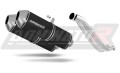 ауспух заглушител DOMINATOR OVR черен подходящо за мотоциклет Yamaha XT 660 R 2004 - 2016