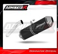 ауспух заглушител DOMINATOR OVR черен подходящо за мотоциклет Yamaha XT 660 Z TENERE 2008 - 2016 2
