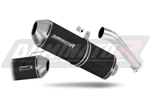 ауспух заглушител DOMINATOR хомологиран OVR черен подходящо за мотоциклет Yamaha YZF 600 R Thundercat 1996 - 2006 3