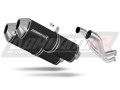 ауспух заглушител DOMINATOR OVR черен подходящо за мотоциклет Aprilia Pegaso 650 Strada 2005 - 2006