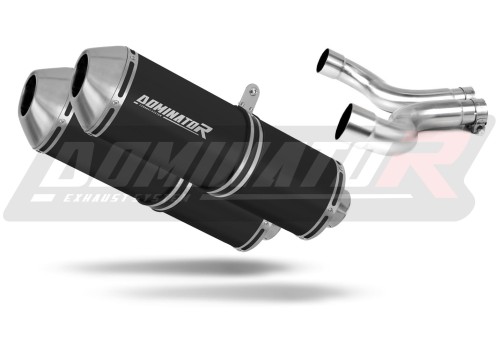 ауспух заглушител DOMINATOR OVR черен подходящо за мотоциклет Yamaha XJ 600 DIVERSION 1992 - 2004