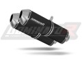 ауспух заглушител DOMINATOR OVR черен подходящо за мотоциклет Triumph SPEED TRIPLE 1050 2005 - 2010