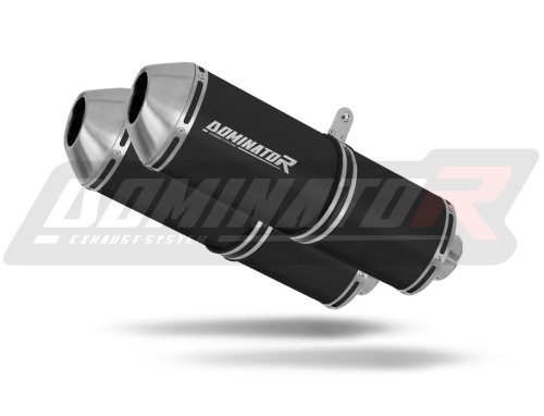 ауспух заглушител DOMINATOR OVR черен подходящо за мотоциклет Triumph SPEED TRIPLE 1050 2005 - 2010