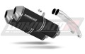 ауспух заглушител DOMINATOR OVR черен подходящо за мотоциклет Suzuki GSXR 1300 Hayabusa 2008 - 2019