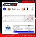 ауспух заглушител DOMINATOR хомологиран OVR черен подходящо за мотоциклет Suzuki GSF 1250 N / S BANDIT 2007 - 2016 2