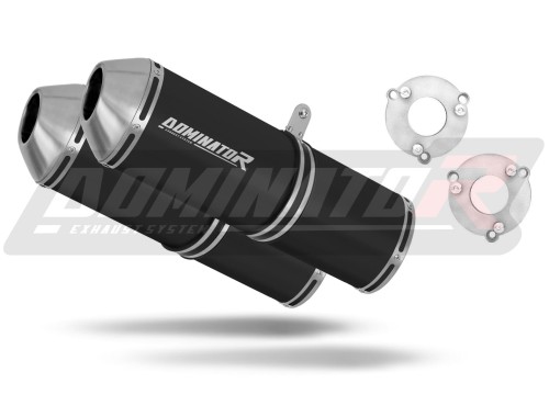 ауспух заглушител DOMINATOR OVR черен подходящо за мотоциклет Suzuki GSXR 1000 K7 K8 2007 - 2008