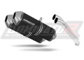 ауспух заглушител DOMINATOR OVR черен подходящо за мотоциклет Suzuki DL 1000 V Strom 2002 - 2011