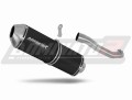 ауспух заглушител DOMINATOR OVR черен подходящо за мотоциклет Suzuki DR 800 S / BIG RIGHT SIDE