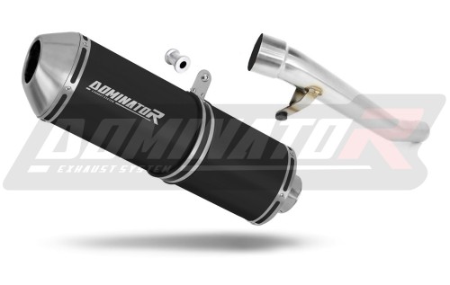 ауспух заглушител DOMINATOR OVR черен подходящо за мотоциклет Suzuki GSF BANDIT 750 1995 - 1999