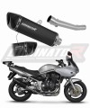 ауспух заглушител DOMINATOR хомологиран HP6 черен подходящо за мотоциклет Suzuki GSF BANDIT 1200 2001 - 2005