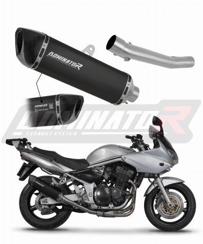 ауспух заглушител DOMINATOR хомологиран HP6 черен подходящо за мотоциклет Suzuki GSF BANDIT 1200 2001 - 2005