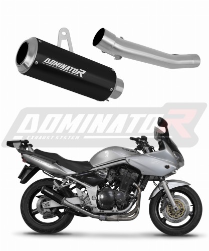 ауспух заглушител DOMINATOR GP черен подходящо за мотоциклет Suzuki GSF BANDIT 1200 2001 - 2005