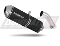 ауспух заглушител DOMINATOR OVR черен подходящо за мотоциклет Suzuki SV 650 N 2003 - 2015