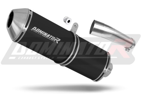 ауспух заглушител DOMINATOR OVR черен подходящо за мотоциклет Suzuki SV 650 N 1999 - 2002
