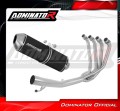 пълна изпускателна система със заглушител DOMINATOR Full System OVR черен подходящо за мотоциклет Suzuki GSF 650 BANDIT N / S 2007 - 2016 2