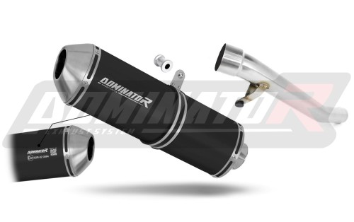 ауспух заглушител DOMINATOR хомологиран OVR черен подходящо за мотоциклет Suzuki GSF 650 BANDIT N / S 2005 - 2006