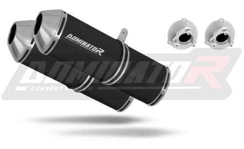 ауспух заглушител DOMINATOR OVR черен подходящо за мотоциклет KTM 950 SM Supermoto R 2006 - 2008