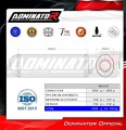 ауспух заглушител DOMINATOR OVR черен подходящо за мотоциклет KTM 690 SM SUPERMOTO  2