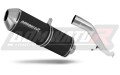 ауспух заглушител DOMINATOR OVR черен подходящо за мотоциклет Kawasaki GTR 1400 2007 - 2009