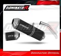 ауспух заглушител DOMINATOR хомологиран OVR черен подходящо за мотоциклет Kawasaki Z750 2007 - 2012 3