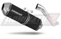ауспух заглушител DOMINATOR OVR черен подходящо за мотоциклет Kawasaki Z750 2004 - 2006