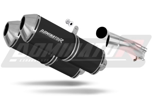 ауспух заглушител DOMINATOR OVR черен подходящо за мотоциклет Honda CBF 1000 2006 - 2009