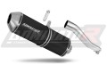ауспух заглушител DOMINATOR OVR черен подходящо за мотоциклет Honda XRV 750 AFRICA TWIN RD07 1993 - 1995
