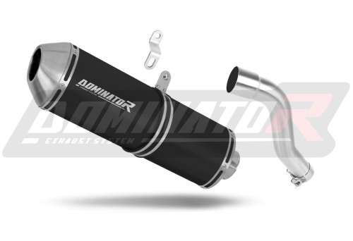 ауспух заглушител DOMINATOR OVR черен подходящо за мотоциклет Honda XL 700 V TRANSALP 2008 - 2014