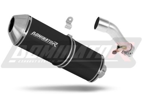 ауспух заглушител DOMINATOR OVR черен подходящо за мотоциклет Honda NC 700 / 750 S 2012 - 2020