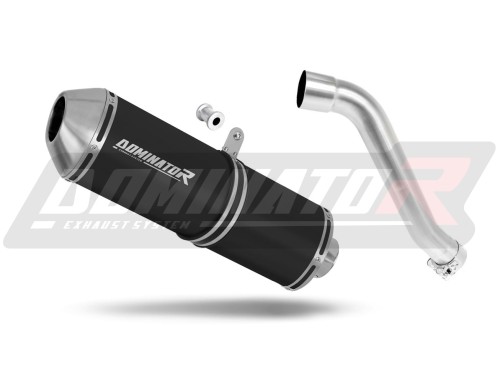 ауспух заглушител DOMINATOR OVR черен подходящо за мотоциклет Honda XL 650 V TRANSALP 2001 - 2007