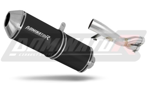 ауспух заглушител DOMINATOR OVR черен подходящо за мотоциклет Honda NTV 650 REVERE 1988 - 1997