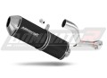 ауспух заглушител DOMINATOR OVR черен подходящо за мотоциклет Honda NT 650 V DEAUVILLE RC47 1998 - 2005