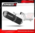 ауспух заглушител DOMINATOR OVR черен подходящо за мотоциклет Honda NT 650 V DEAUVILLE RC47 1998 - 2005 2