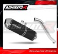 ауспух заглушител DOMINATOR OVR черен подходящо за мотоциклет Honda XL 600 V TRANSALP 1987 - 2000