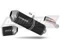 ауспух заглушител DOMINATOR хомологиран OVR черен подходящо за мотоциклет Honda CBR 600F PC41 2011 - 2015