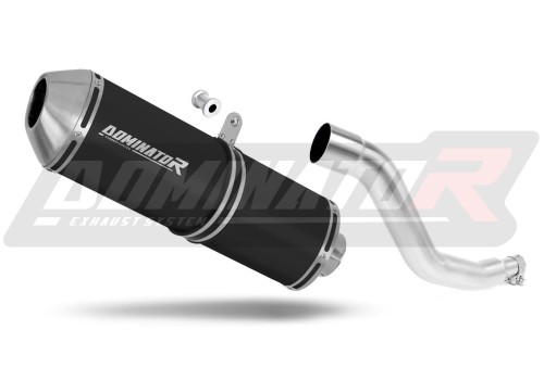 ауспух заглушител DOMINATOR OVR черен подходящо за мотоциклет Honda XR 125 L 2003 - 2013