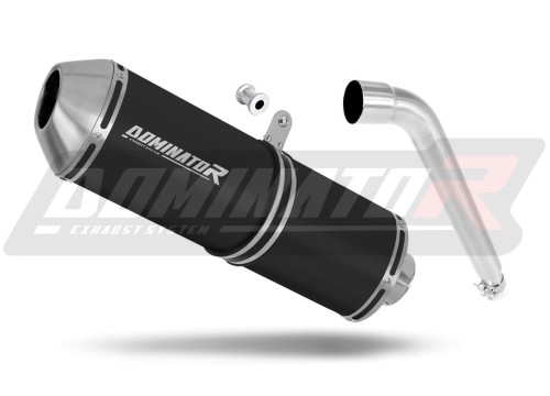 ауспух заглушител DOMINATOR OVR черен подходящо за мотоциклет Honda XL 125 V VARADERO 2007 - 2012