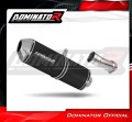 ауспух заглушител DOMINATOR OVR черен подходящо за мотоциклет BMW R1200R 2015 - 2018 2