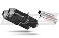ауспух заглушител DOMINATOR OVR черен подходящо за мотоциклет Aprilia RSV 1000 R 2004 - 2009