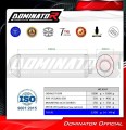 ауспух заглушител DOMINATOR OVR черен подходящо за мотоциклет Aprilia Pegaso 650 1997 - 2000 2