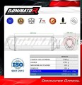 пълна изпускателна система със заглушител DOMINATOR Full System титанов HP6 подходящо за мотоциклет Honda CBR 650 R / E-Clutch 2