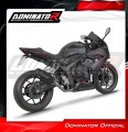 пълна изпускателна система със заглушител DOMINATOR Full System HP6 черен подходящо за мотоциклет Honda CBR 650 R / E-Clutch 2024 - 2025