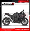 пълна изпускателна система със заглушител DOMINATOR Full System HP6 черен подходящо за мотоциклет Honda CBR 650 R / E-Clutch 2024 - 2025 2