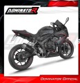 пълна изпускателна система със заглушител DOMINATOR Full System S6 черен подходящо за мотоциклет Honda CBR 650 R / E-Clutch 2024 - 2025