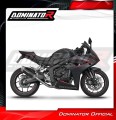 пълна изпускателна система със заглушител DOMINATOR Full System S6 черен подходящо за мотоциклет Honda CBR 650 R / E-Clutch 2024 - 2025 2