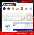 ауспух заглушител DOMINATOR S6 подходящо за мотоциклет Suzuki GSF BANDIT 1200 1996 - 2000 4