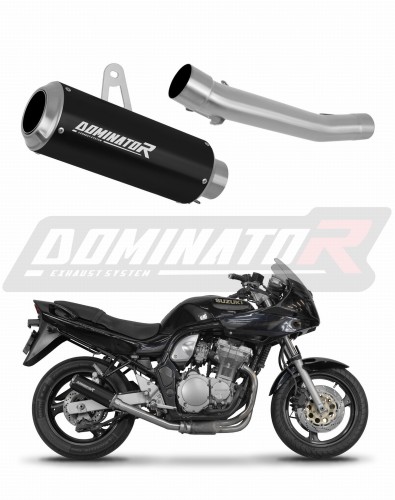 ауспух заглушител DOMINATOR GP черен подходящо за мотоциклет Suzuki GSF BANDIT 1200 1996 - 2000