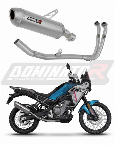 пълна изпускателна система със заглушител DOMINATOR Full System S6 подходящо за мотоциклет CF MOTO 450 MT 2024